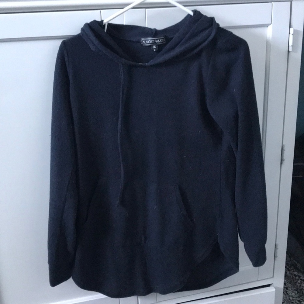 Navy Blue Soft Hoodie